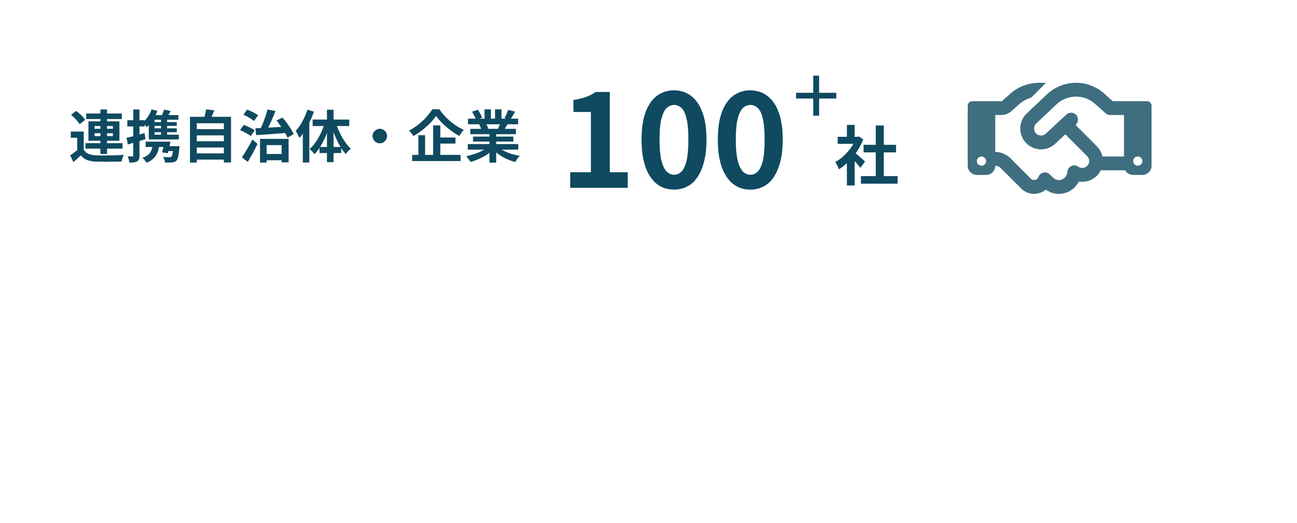 連携自治体・企業100社以上